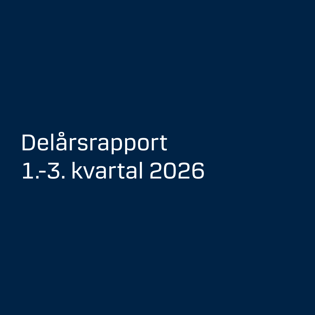 Delårsrapport 1.-3. kvartal 2026 banner