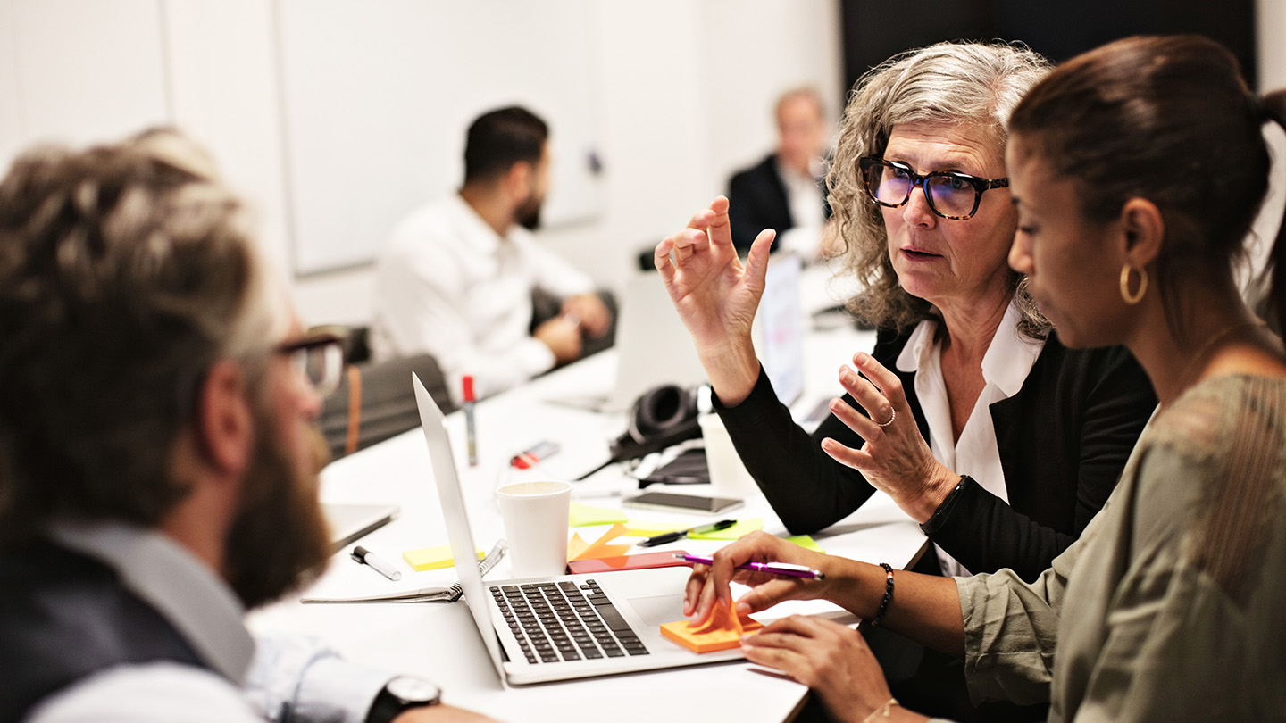 Billede af medarbejdere i Danske Bank