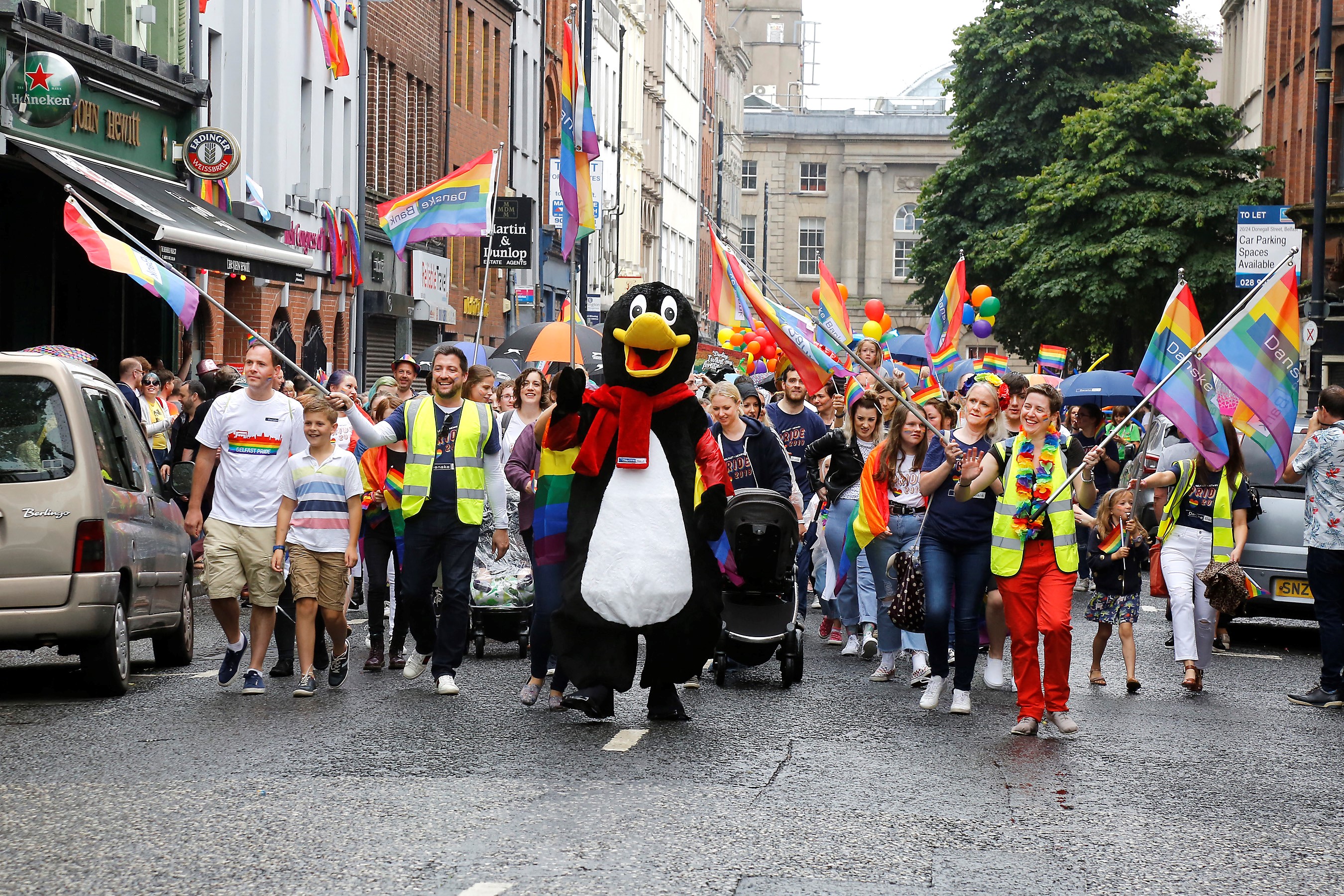 Danske bank at Belfast pride