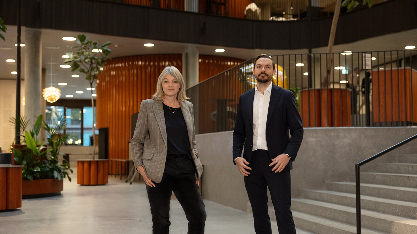 Investeringsdirektør Thomas Otbo og chef for Private Banking & Investments Anne Buchardt
