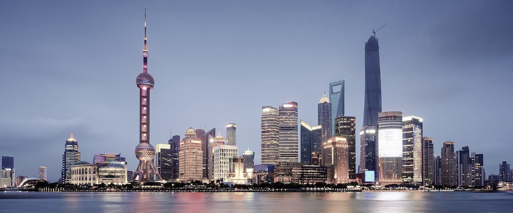 City towers in China