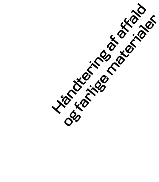 H ndtering af affald og farlige materialer